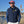 Load image into Gallery viewer, man wearing navy Fishers Fleece Vest by Hook Life on a beach
